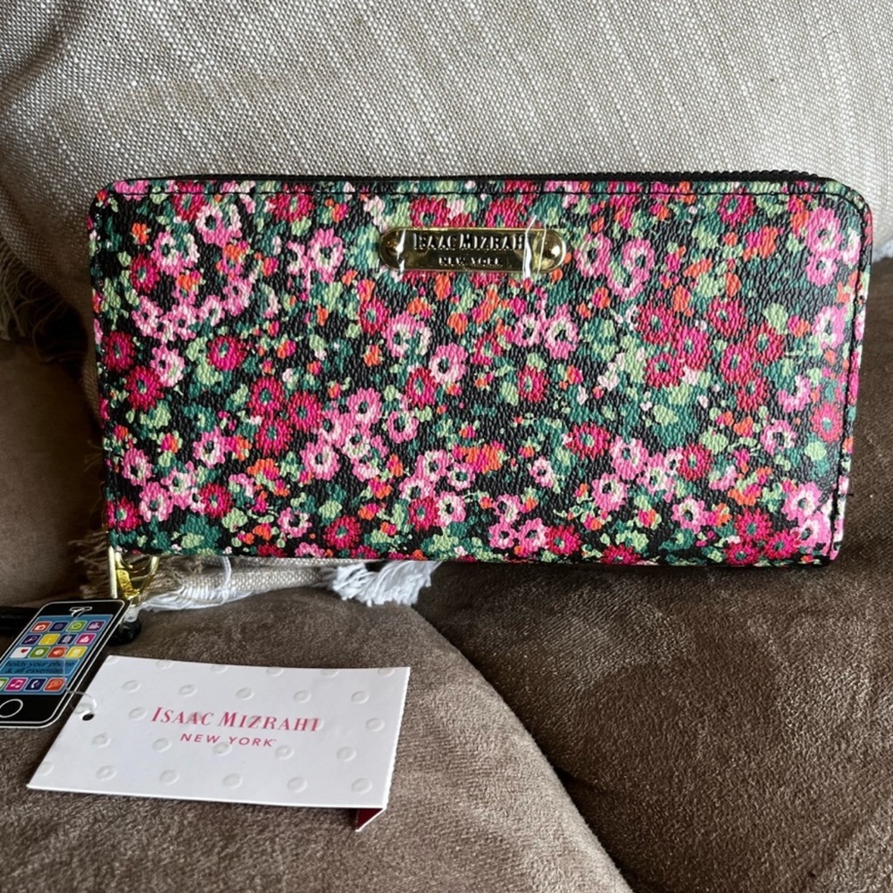 Floral Wallet Isaac Mizrahi